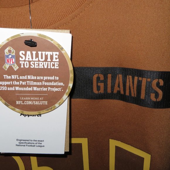 New York Giants Salute to Service Short Sleeve T-Shirt Small S NWT 2023 - Picture 3 of 6